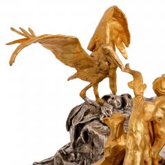 Jos Maria David Modern silvered and gilt bronze animalier coffee table by JM David - 3302762