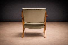 Jos Zanine Caldas Armchair in Beige Faux Leather Jose Zanine Caldas 1950s - 4544759