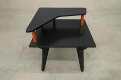 Jos Zanine Caldas Black Accent Side Table by Jose Zanine Caldas 1950s - 3299140