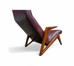 Jos Zanine Caldas Brazilian Modern Armchair in Hardwood leather att Jose Zanine Caldas 1950s - 4416970