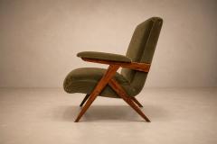 Jos Zanine Caldas Jos Zanine Caldas Z Armchair in Pau Marfim and Olive Mohair - 4597039