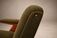 Jos Zanine Caldas Jos Zanine Caldas Z Armchair in Pau Marfim and Olive Mohair - 4597040