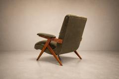 Jos Zanine Caldas Jos Zanine Caldas Z Armchair in Pau Marfim and Olive Mohair - 4597041