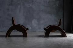 Jos Zanine Caldas Lounge Chairs by Jos Zanine Caldas Brazil 1970s - 3981934