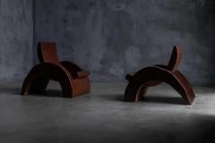 Jos Zanine Caldas Lounge Chairs by Jos Zanine Caldas Brazil 1970s - 3981938