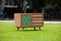 Jos Zanine Caldas Mid Century Modern Cabinet by Zanine Caldas Brazil 1950s - 3218980
