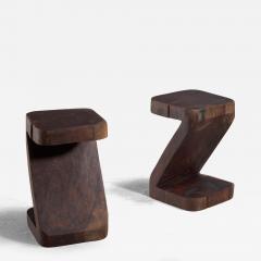 Jos Zanine Caldas Pair of Zanine Caldas Z stools - 3281099