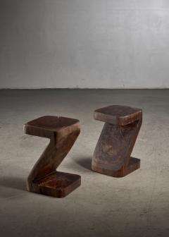 Jos Zanine Caldas Pair of Zanine Caldas Z stools - 4729893