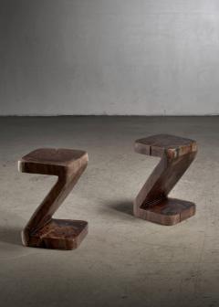 Jos Zanine Caldas Pair of Zanine Caldas Z stools - 4729894