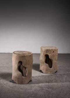 Jos Zanine Caldas Pair of Zanine Caldas stools or end tables - 3564205