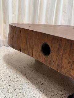 Jos Zanine Caldas Solid Tree Trunk Coffee Table Made of a Thick Cross Section of Vinhatico Wood - 4620069