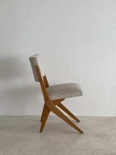 Jos Zanine Caldas Tesoura Chair by Jos Zanine Caldas in Cream Boucl  - 3627935