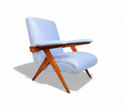 Jos Zanine Caldas Z Armchair in Hardwood Faux Leather Jose Zanine Caldas 1950s Lot 334A - 4338996