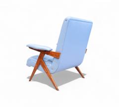 Jos Zanine Caldas Z Armchair in Hardwood Faux Leather Jose Zanine Caldas 1950s Lot 334A - 4339001
