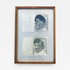 Jose Luis Cuevas Pair of Works on Paper by Jose Luis Cuevas framed - 398844