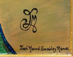 Jose Manuel Giraldez Ramos Jose Manuel Giraldez Ramos Abstract Oil Painting Cuban American Artist - 4147016