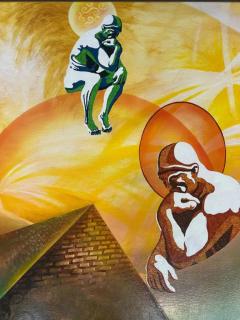 Jose Manuel Giraldez Ramos Jose Manuel Giraldez Ramos Abstract Oil Painting Cuban American Artist - 4147061