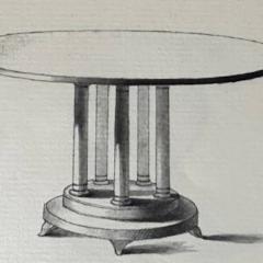 Josef Danhauser A Classic Biedermeier Tilt top Pedestal Table by Josef Danhauser - 4587754