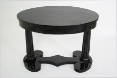 Josef Danhauser Fine Biedermeier Ebonized Oval Table Vienna c 1825  - 3455833