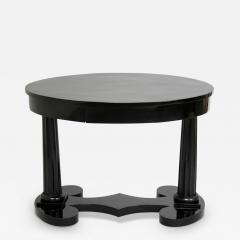 Josef Danhauser Fine Biedermeier Ebonized Oval Table Vienna c 1825  - 3457831