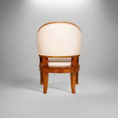 Josef Danhauser Pair of Biedermeier Cherrywood Armchairs Attr to Joseph Danhauser - 4601845