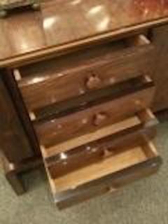 Josef DeCoene Art Deco Sideboard on Stand in Rosewood attributed to Josef DeCoene - 215603