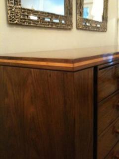 Josef DeCoene Art Deco Sideboard on Stand in Rosewood attributed to Josef DeCoene - 215604