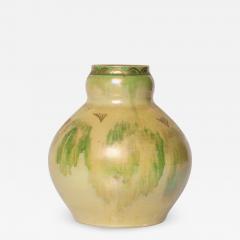 Josef Ekberg SWEDISH ART DECO PALE YELLOW GREEN VASE BY JOSEF EKBERG - 745017