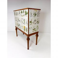 Josef Frank 1940 s Swedish Cabinet With Nordens Flora Illustrations - 4611577
