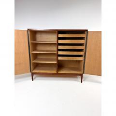 Josef Frank 1940 s Swedish Cabinet With Nordens Flora Illustrations - 4662697