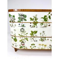 Josef Frank 1940 s Swedish Dresser With Nordens Flora Illustrations - 4239379