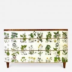 Josef Frank 1940 s Swedish Dresser With Nordens Flora Illustrations - 4242146