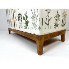 Josef Frank 1950 s Swedish Cabinet With Nordens Flora Illistrations - 3737313