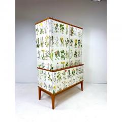 Josef Frank 1950 s Swedish Cabinet With Nordens Flora Illustrations - 4190154