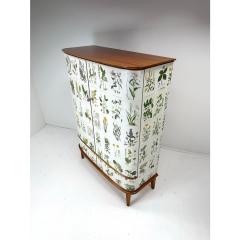 Josef Frank 1950 s Swedish Cabinet With Nordens Flora Illustrations - 4239389