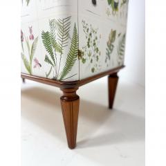 Josef Frank 1950 s Swedish Cabinet With Nordens Flora Illustrations - 4648691