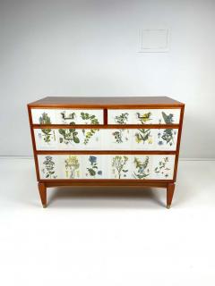 Josef Frank 1950 s Swedish Dresser With Nordens Flora Illustrations - 3887934