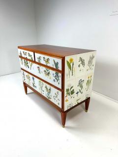 Josef Frank 1950 s Swedish Dresser With Nordens Flora Illustrations - 3887935