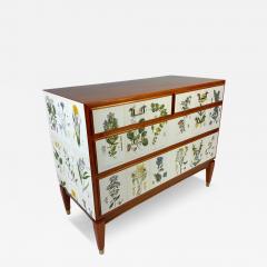 Josef Frank 1950 s Swedish Dresser With Nordens Flora Illustrations - 3888782