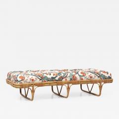 Josef Frank 1950s Basket Daybed in a Josef Frank Style Fabric - 2139846