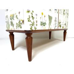 Josef Frank 1950s Swedish Cabinet With Nordens Flora Illustrations - 4358944