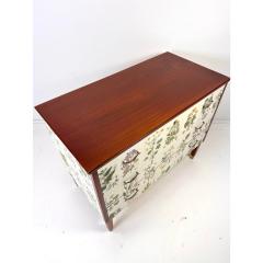 Josef Frank 1950s Swedish Dresser With Nordens Flora Illustrations - 4389940