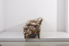 Josef Frank 4 Seat Sofa with Floral Fabric by Josef Frank for Svenskt Tenn 1950s - 1504630
