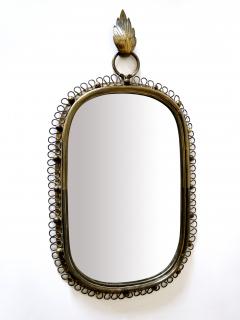 Josef Frank Elegant Wall Mounted Mirror by Josef Frank for Svenskt Tenn Sweden 1950s - 4356931