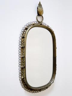 Josef Frank Elegant Wall Mounted Mirror by Josef Frank for Svenskt Tenn Sweden 1950s - 4356932