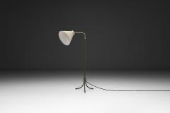 Josef Frank Green Lacquered and Brass 1842 Floor Lamp by Josef Frank Sweden Mid 20th C  - 4646945