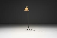 Josef Frank Green Lacquered and Brass 1842 Floor Lamp by Josef Frank Sweden Mid 20th C  - 4646949
