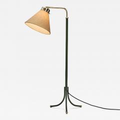 Josef Frank Green Lacquered and Brass 1842 Floor Lamp by Josef Frank Sweden Mid 20th C  - 4684880