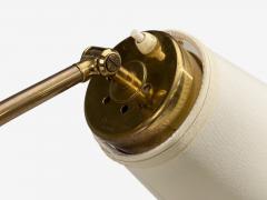 Josef Frank Josef Frank Model 1842 Floor Lamp Mahogany Brass Sweden 1950s - 4531505