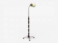 Josef Frank Josef Frank Model 1842 Floor Lamp Mahogany Brass Sweden 1950s - 4531510
